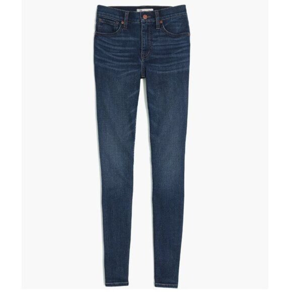 MADEWELL 10" High-Rise Skinny Jeans in Tarren Wash: THERMOLITE® Edition - 23 - Picture 1 of 10
